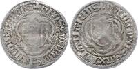 Sachsen-Markgrafschaft Meißen Halber Schwertgroschen Kurfürst Ernst und Herzog Albrecht 1482-1485. -