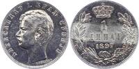 Serbien Dinar Alexander 1889-1902. -