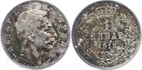 Serbien Dinar Peter I. 1903-1918. -