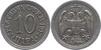 Serbien 10 Para Peter I. 1903-1918. -