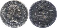Schweiz-Eidgenossenschaft 1/4 Franc -