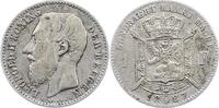 Belgien-Königreich Franc Leopold II. 1865-1909. -