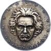 Musiker Versilberte Bronzemedaille Beethoven, Ludwig van *1770 Bonn, +1827 Wien. -