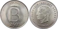 Belgien-Königreich 250 Francs Baudouin I. 1951-1993. -