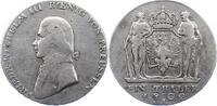 Brandenburg-Preußen Taler Friedrich Wilhelm III. 1797-1840. -