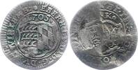 Württemberg Kreuzer Eberhard Ludwig 1693-1733. -