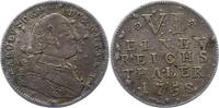 Württemberg 1/6 Taler Karl Eugen 1744-1793. -