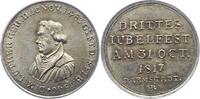 Reformation Darmstadt. Silbermedaille / Silberabschlag von den 300-Jahrfeier der Reformation 1817. -
