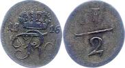 Württemberg 1/2 Kreuzer Friedrich I. 1806-1816. -