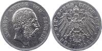 Sachsen 5 Mark Albert 1873-1902. -