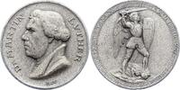 Reformation Versilberte Kriegsmetallmedaille 400-Jahrfeier der Reformation 1917. -