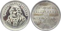 Reformation Versilberte Bronzemedaille 300-Jahrfeier der Reformation 1817. -