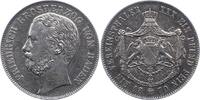 Baden-Durlach Taler Friedrich I. 1852-1907. -