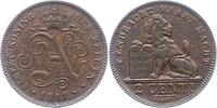 Belgien-Königreich 2 Centimes Albert I. 1909-1934. -