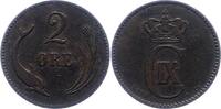 Dänemark 2 Öre 1 Christian IX. 1863-1906. -