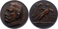 Personenmedaillen Bronzegussmedaille Hindenburg, Paul von Beneckendorff und von *2.10.1847 Posen, +2.8.1934 Neudeck, Generalfeldmarschall und Reichspräsident. -