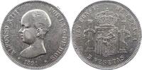 Spanien 5 Pesetas Alfons XIII. 1886-1931. -