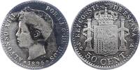 Spanien 50 Centismos Alfons XIII. 1886-1931. -