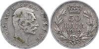 Serbien 50 Para Peter I. 1903-1918. -