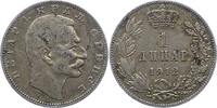 Serbien Dinar Peter I. 1903-1918. -