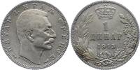 Serbien Dinar Peter I. 1903-1918. -