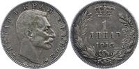 Serbien Dinar Peter I. 1903-1918. -