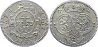 Nassau-Weilburg 4 Kreuzer Carl August 1719-1753. -