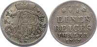 Fulda-Bistum 1/6 Taler Adalbert von Walderdorff 1756-1759. -