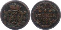 Köln-Erzbistum 1/4 Stüber 1 Maximilian Friedrich von Königseck 1761-1784. -