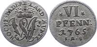 Paderborn, Bistum 6 Pfennig Wilhelm Anton von Asseburg 1763-1782. -