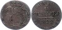 Sachsen-Coburg-Saalfeld 3 Kreuzer Ernst 1806-1826. -