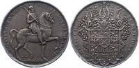 Sachsen-Albertinische Linie Silbermedaille Christian I. 1586-1591. -