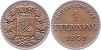 Bayern Pfennig Maximilian II. Joseph 1848-1864. -