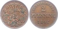 Bayern 2 Pfennig Maximilian II. Joseph 1848-1864. -
