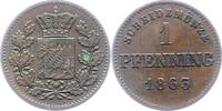 Bayern Pfennig Maximilian II. Joseph 1848-1864. -