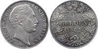 Bayern Gulden Maximilian II. Joseph 1848-1864. -