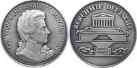 Musiker Versilberte Bronzemedaille Mozart, Wolfgang Amadeus *1756 Salzburg, +1791 Wien. -