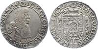 Sachsen-Albertinische Linie 1/3 Taler Johann Georg II. 1656-1680. -