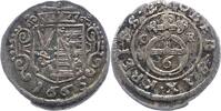 Sachsen-Albertinische Linie 6 Pfennig Johann Georg II. 1656-1680. -