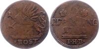 Mecklenburg-Rostock, Stadt Cu 6 Pfennig -