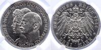 Anhalt 3 Mark Friedrich II. 1904-1918. -