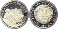 Personenmedaillen Silbermedaille Goethe, Johann Wolfgang von *1749 Frankfurt, +1832. -