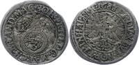 Brandenburg-Ansbach 3 Kreuzer Johann Friedrich 1667-1686. -