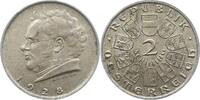 Österreich 2 Schilling Erste Republik 1918-1938. -
