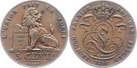 Belgien-Königreich 5 Centimes Leopold I. 1830-1865. -
