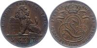 Belgien-Königreich 5 Centimes Leopold I. 1830-1865. -