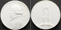 Reformation Porzellanmedaille Errichtung des Lutherdenkmals in Wittenberg 1821. -