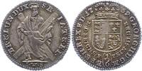 Braunschweig-Calenberg-Hannover 1/6 Taler Feinsilber nach dem Reichsfuß 1 Georg II. 1727-1760. -