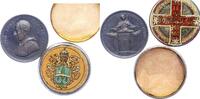 Italien-Kirchenstaat Vatikan Versilberte Bronzemedaille Leo XIII. 1878-1903. -