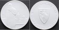 Reformation Weiße Porzellanmedaille 1 500. Geburtstag von Martin Luther 1983. -